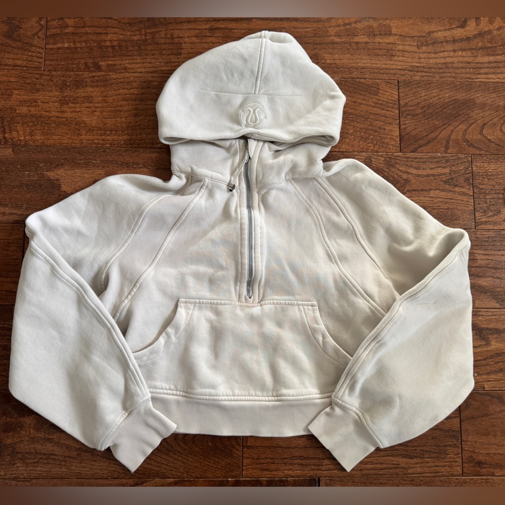 Lulu lemon Scuba Oversized Half-Zip Hoodie | Natural Ivory